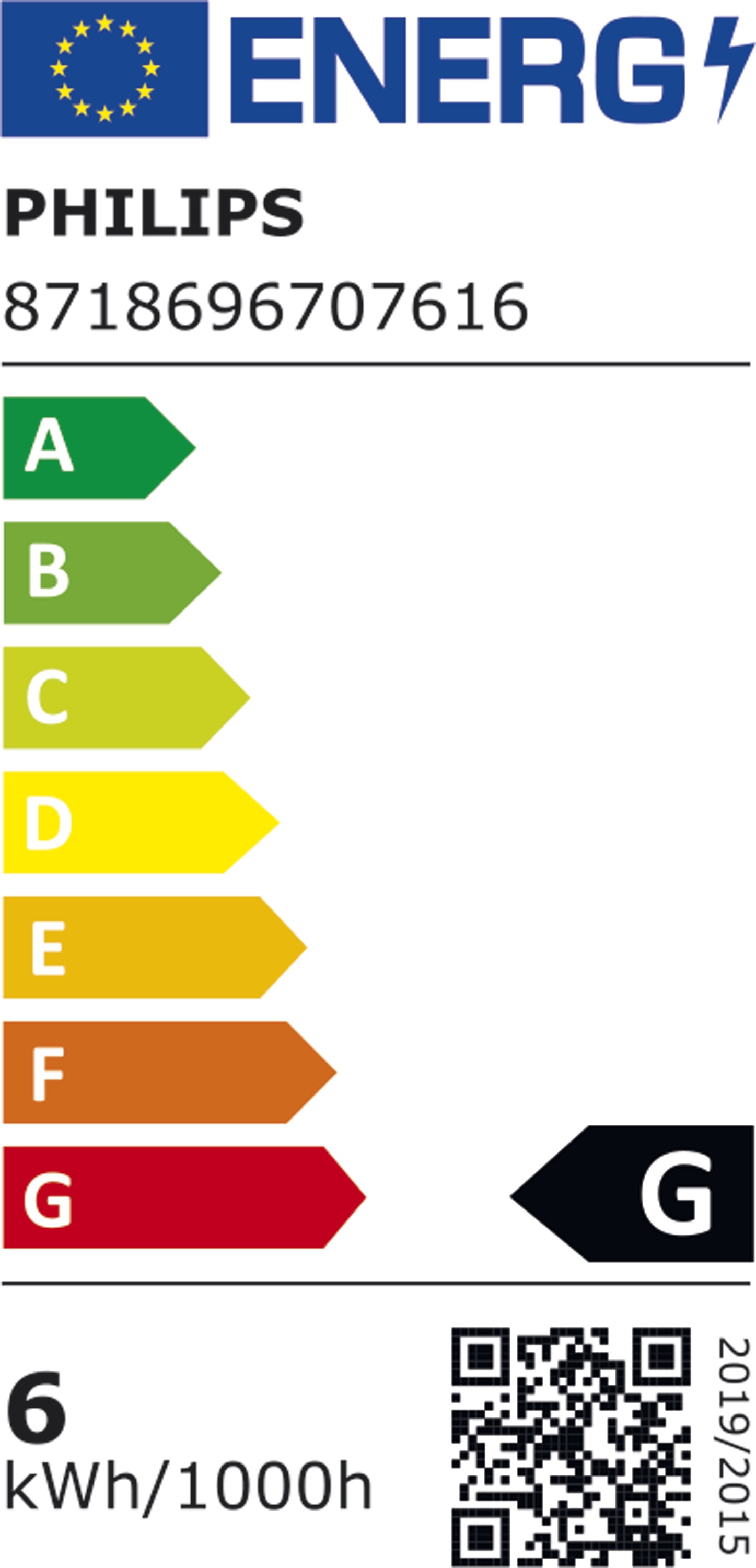 LED-Reflektorlampe GU10 MASTER PAR16 ws 5,5W 2700K 355lm dimmbar 25° AC Ø50x54mm