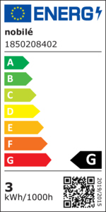 LED-Deckeneinbauleuchte 9,9W 3000K 200lm chr Konv IP20 Ø66x18mm