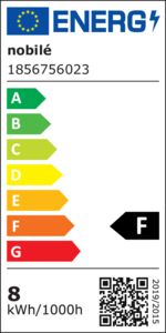 LED-Einbaustrahler 8W 3000K 700lm Konv ws mt 1LED Alu IP40 RF:hochglänzend