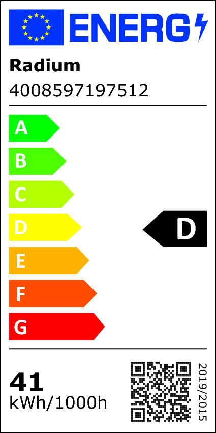 LED-Röhrenlampe E40 41W 4000K 6000lm D ws mattiert 360° AC Ø80x204mm 220-240V