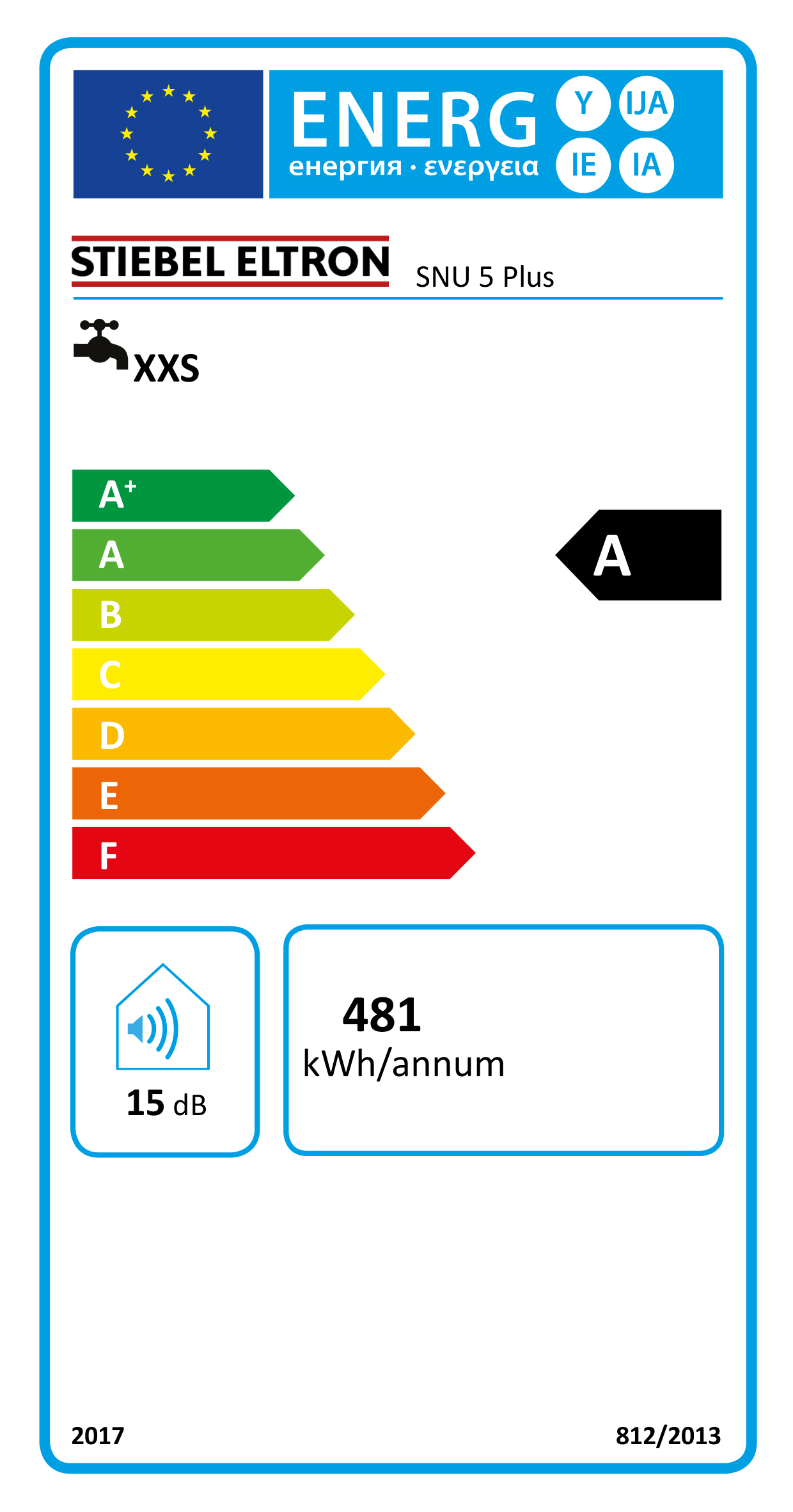 Warmwasserspeicher elt 2k 5l A Niederdr 220-240V 2kW