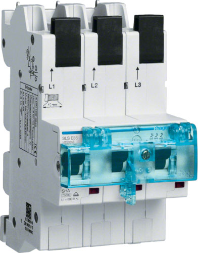 SLS-Schalter E 3p Sammelsch 35A 230V 6kV 690V/Ui 25kA Gr:2 IP2X