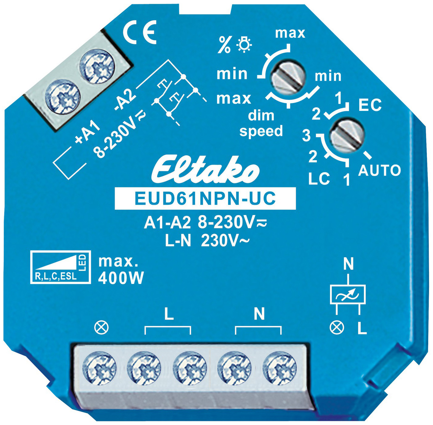 Fernschaltdimmer 400W uni UP Lichtwertspeicher