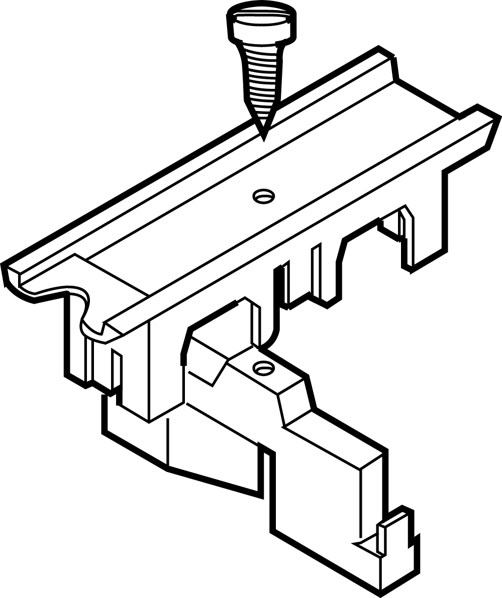 Tragschiene ST f/vz L100mm Rundl Sonderprof