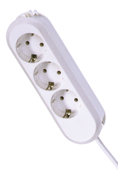 Steckdosenleiste 3f ws 3m 35° IP20 1,5qmm
