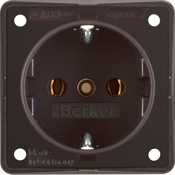Steckdose 1f br mt INTEGRO Einb IP44