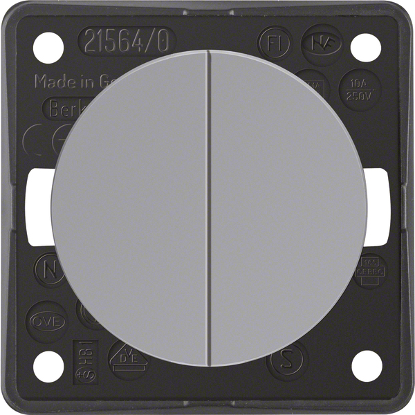 Wipptaster-Modul gr 2S UP INTEGRO glz FLOW/PURE IP20