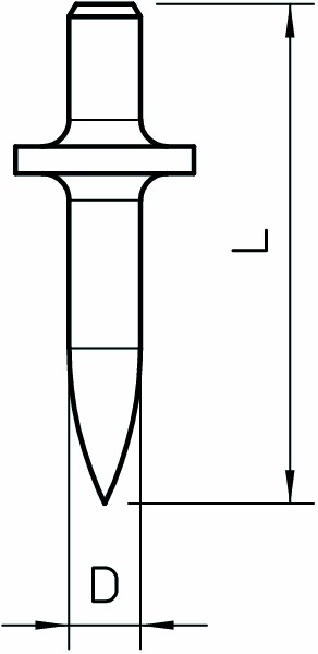 Nageldübel Ø4x15mm ST Nagel