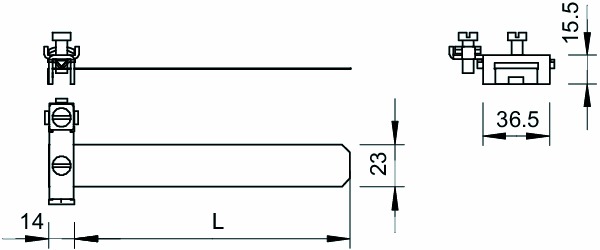 Erdungsrohrschelle V2A 17,2-48mm unbeh Edelstahl (V2A) 2,5-25qmm 2f