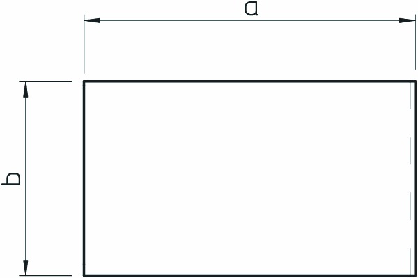 Endstück LF-K 130x100mm li/re Kst stgr RAL7030 unbeh