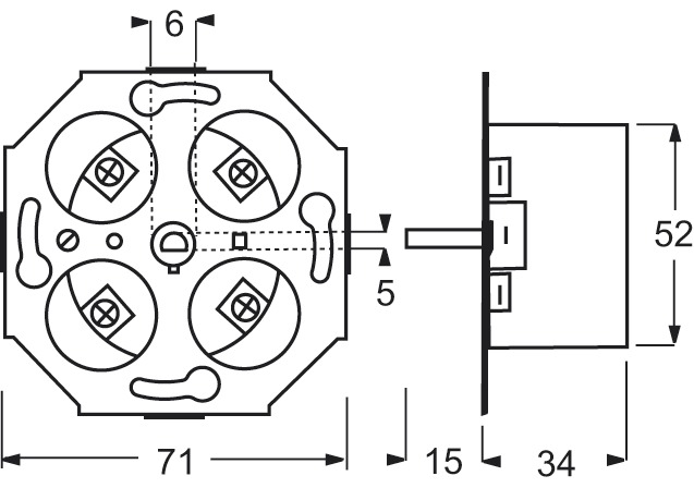 Zeitschalter mech 1Ö sw 0-15min UP 230V