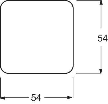 Wippe Schalter Duro 2000 SI ws glz Symbol Schlüssel/Tür