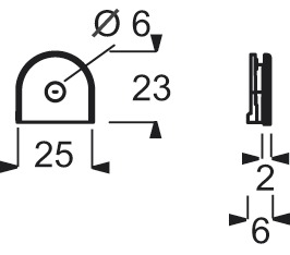 Leitungseinführung cws future linear cws offen LtgsEinf RAL1013