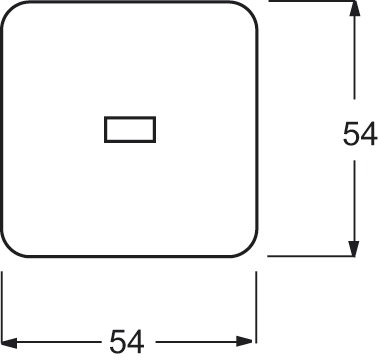 Wippe Schalter Reflex SI aws glz Mit austauschbarer Linse/Symbol