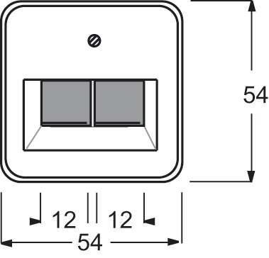 Zentralplatte UAE/IAE 2f Reflex SI aws Schraubbef