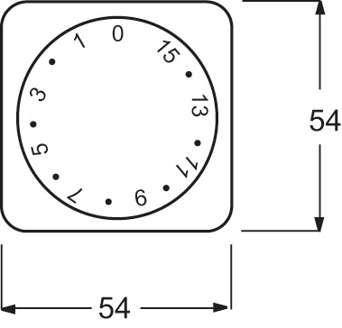 Drehknopf Zeitschalt Reflex SI aws glz