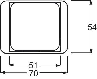 Zwischenrahmen std-ws alpha 50x50mm glz quad50mm/quad50mm RAL9016