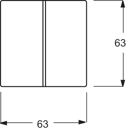 Wippe_2t Schalter future linear std-ws glz