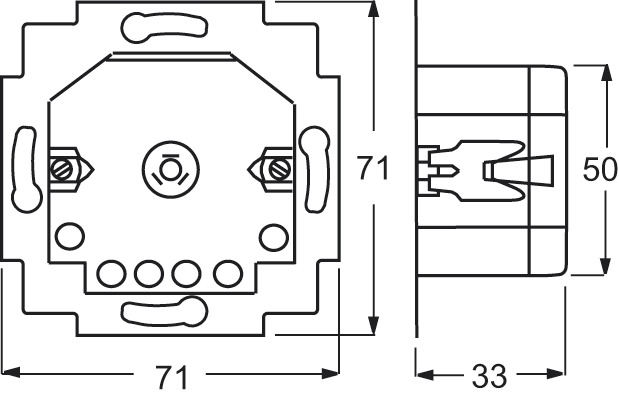 Jalousiesteuerung Jalousiecontrol II UP sw glz Geeignet für Windsensor 690W