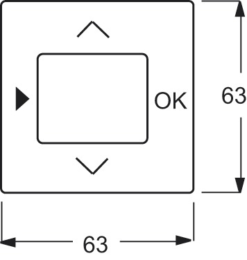 Zentralplatte Zeitschalt Timer alu-si mt aluminium-silber