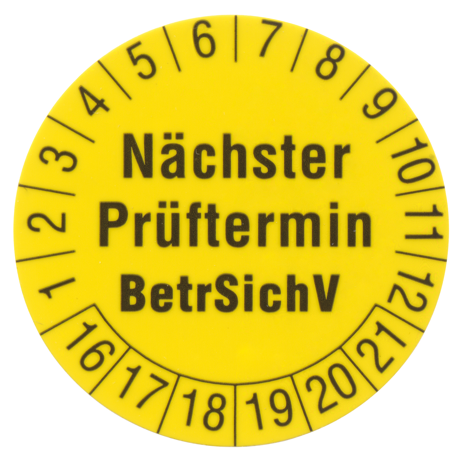 Prüfetikett ge (250 St.)