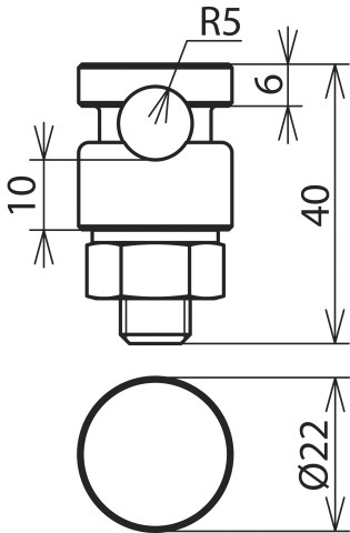 Verbinder V2A unbeh Edelstahl (V2A) SKT-Schr Ø6,0-10,0mm