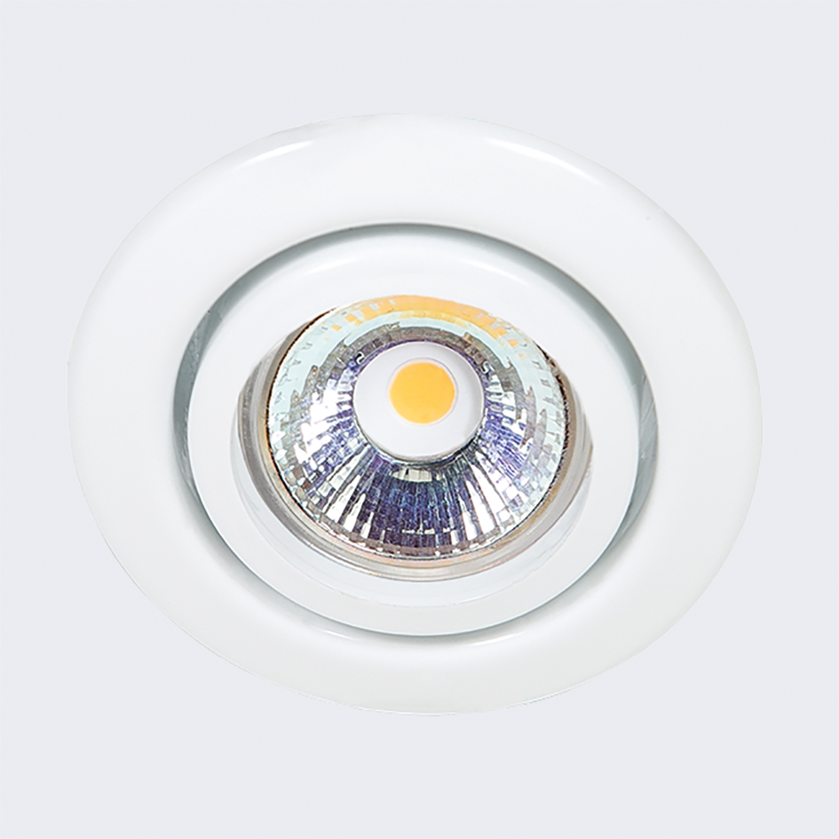 Einbaustrahler 35W Konv GZ4 ms gbürst ST IP20 messing gebürstet Ø/EB55mm