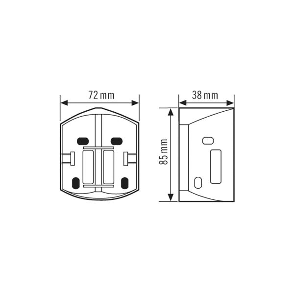 Eck-Adapter Zubehör ws Zubehör