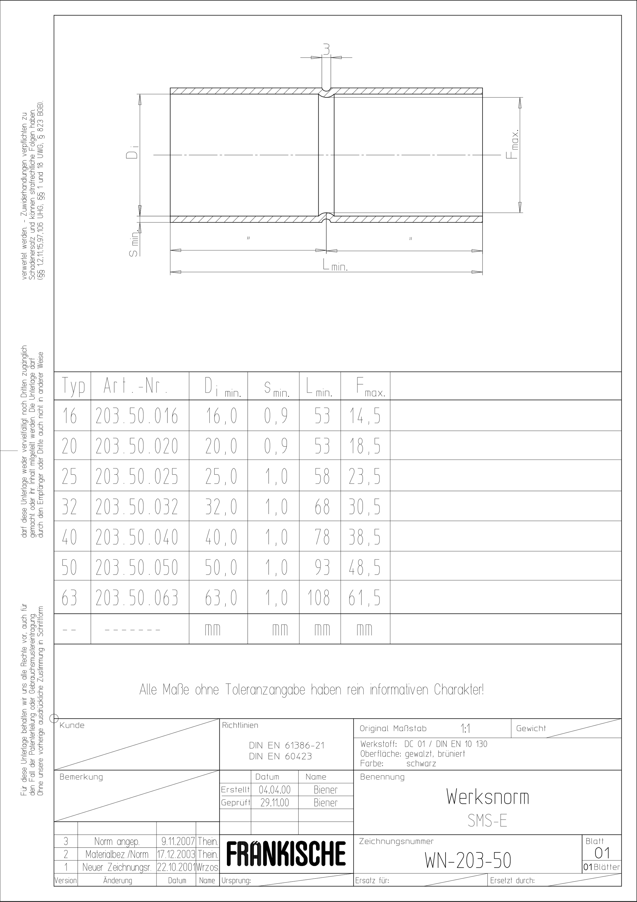 Stahl-Steckmuffe Metall Ø brün hfr sw Ø16mm