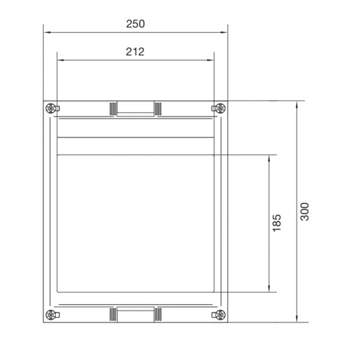 Verteilerbaugruppe NH-Si universN NH00 4p 160A Sammelschienensystem m.Abdeck