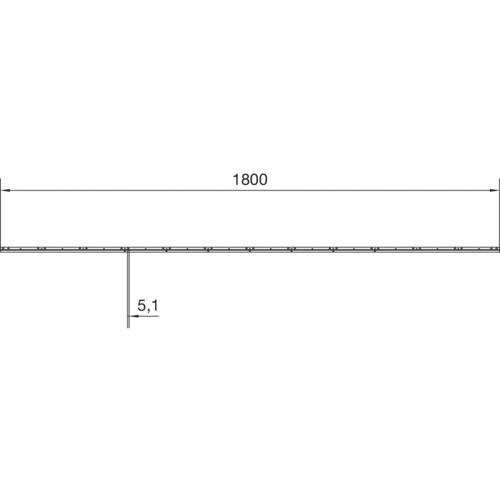 Tragschiene 1800x18x26mm