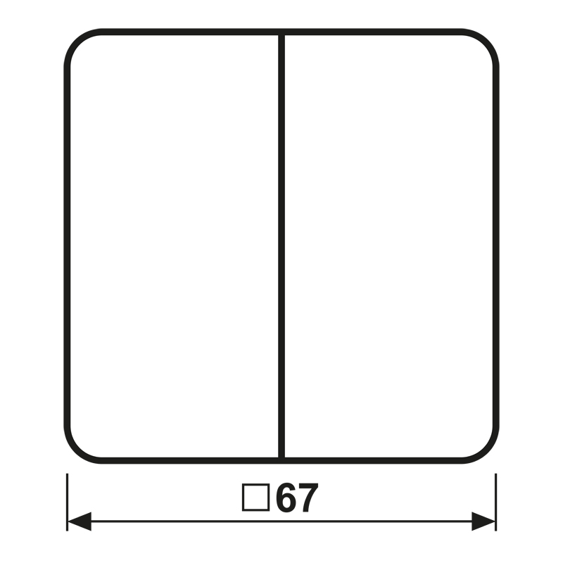 Wippe_2t Schalter CD sw glz