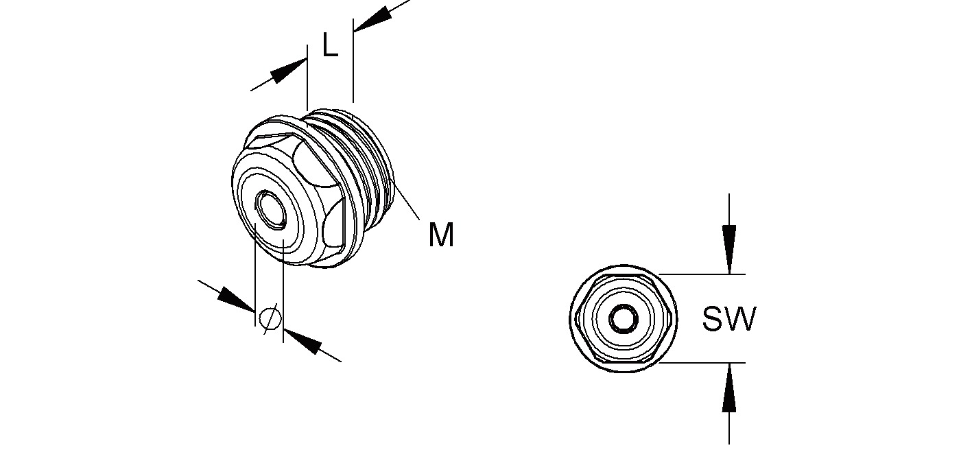 Kabeleinsteckstutzen IP54 6-8mm lgr hfr geschl