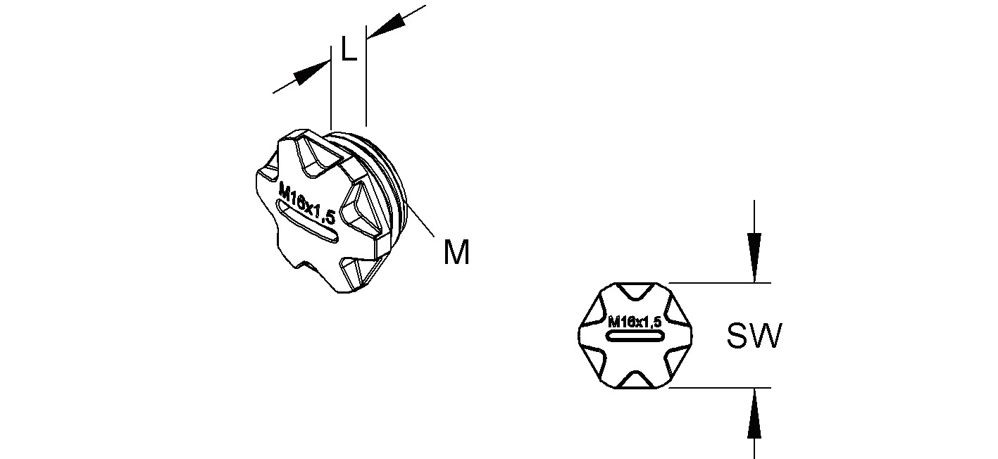 Verschlussschraube M12 PS unbeh lgr hfr schlagf