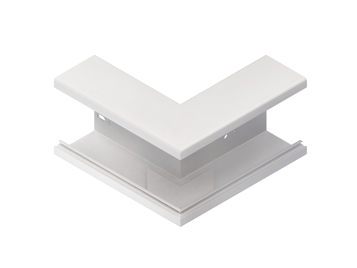 Außeneck GEB-K 66x173mm UT 90° Kst lgr RAL7035 unbeh