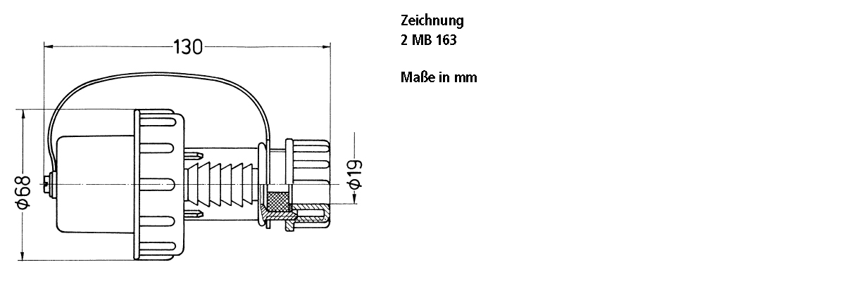 Schutzkontaktstecker 16A 230V Kst IP68 ger bl Schraubkl