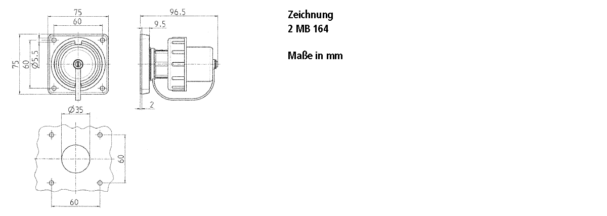 Anbaugerätestecker Kst IP68 ger bl hfr Schraubkl Anb.Steck