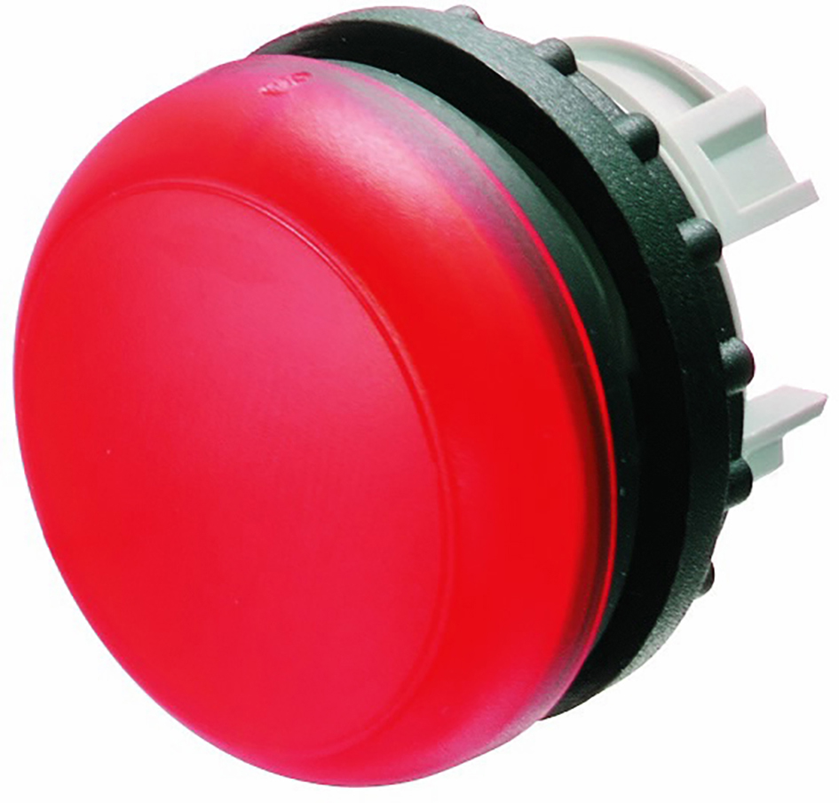 Leuchtmelder Front fl rnd rt Ø22,5mm Kst 22x6mm IP67 1st