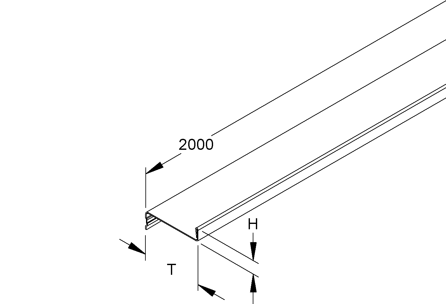 Trennwand LF-K 11mm VA steckb Einzel natur hfr unbeh