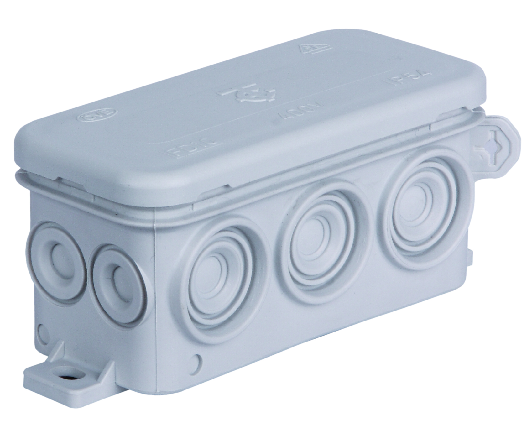 Abzweigdose IP54 90x43x42mm gr Kst Wand/Decke