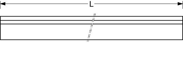 Tragschiene Lichtband 58W 5x2,5qmm IP64 ws 3-längig f.Kabelrinne Mit Kabelrinne