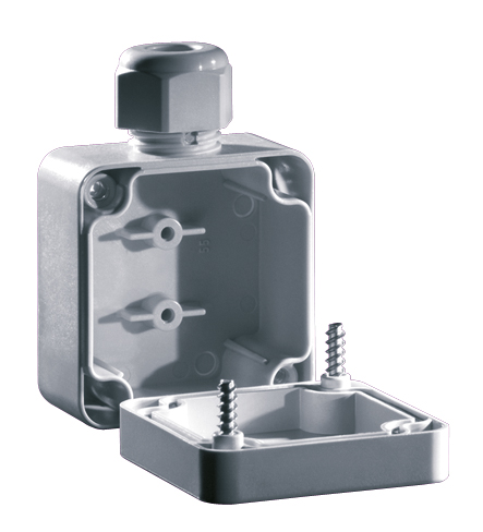 Abzweigdose IP66 94x130x81mm gr Kst Wand/Decke