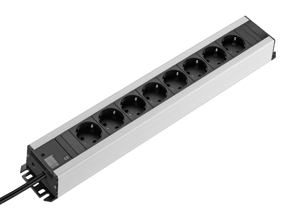 Steckdosenleiste 19 8Steckd 230V Rack-Stromverteilung