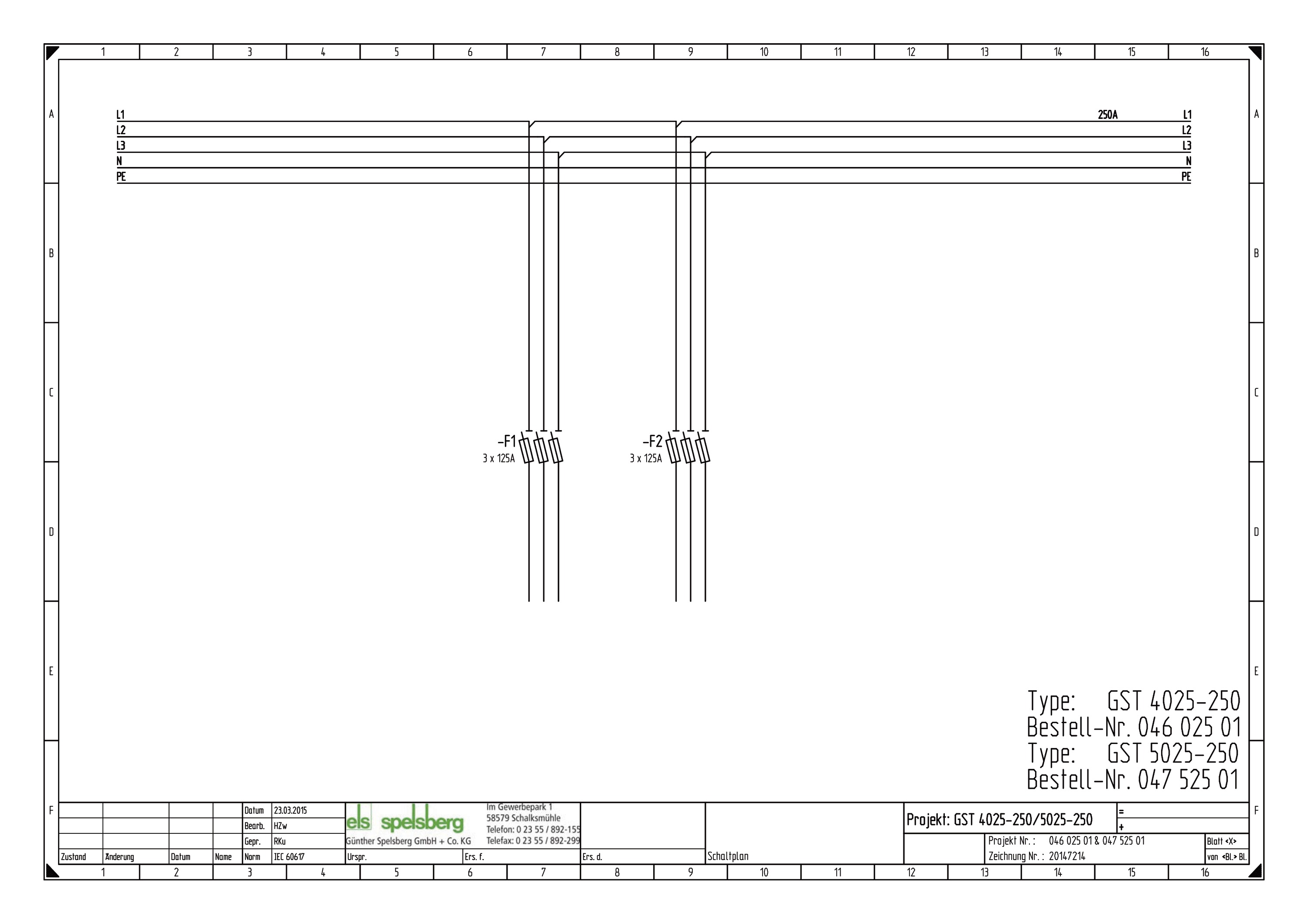 Verteilerbaugruppe NH-Si NH000 5p 250A 2st/NH-trenn Sammelschienensystem