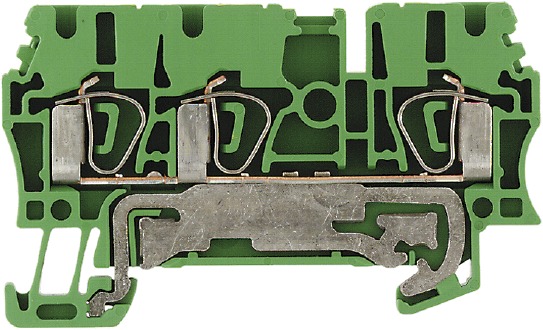 Schutzleiter-Reihenklemme 0,5-4qmm gn/ge 1Etage APL_erf. PEN-Funktion möglich