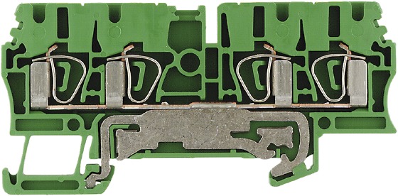 Schutzleiter-Reihenklemme 0,5-4qmm gn/ge 1Etage APL_erf. PEN-Funktion möglich