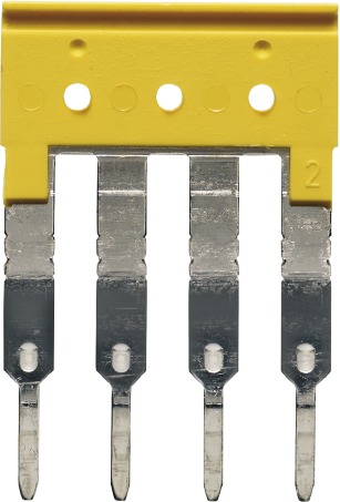 Querverbinder 4p ge steckb isol 24A m.Berührungss