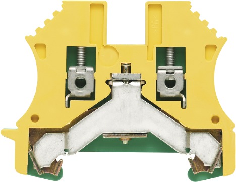 Schutzleiter-Reihenklemme 0,5-4qmm gn/ge 1Etage PEN-Funktion möglich