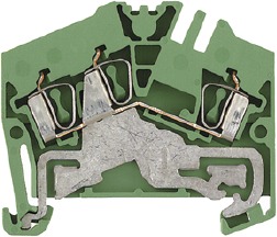 Schutzleiter-Reihenklemme 0,5-4qmm gn/ge 1Etage APL_erf. PEN-Funktion möglich