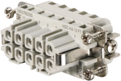 Kontakteinsatz Buchse 10p Federzug 16A 250V 0,5-2,5qmm